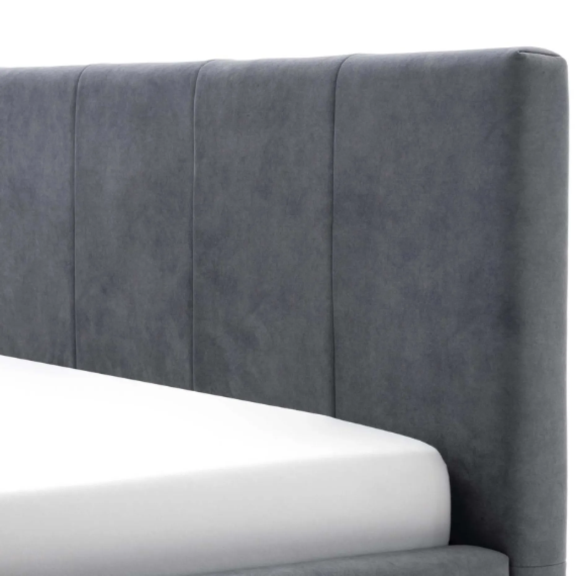 Doppelbett Lizzie 160x200cm mit Stauraum - anthrazit
