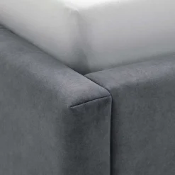 Doppelbett Lizzie 160x200cm mit Stauraum - anthrazit