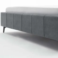 Doppelbett Lizzie 180x200cm mit Stauraum - anthrazit