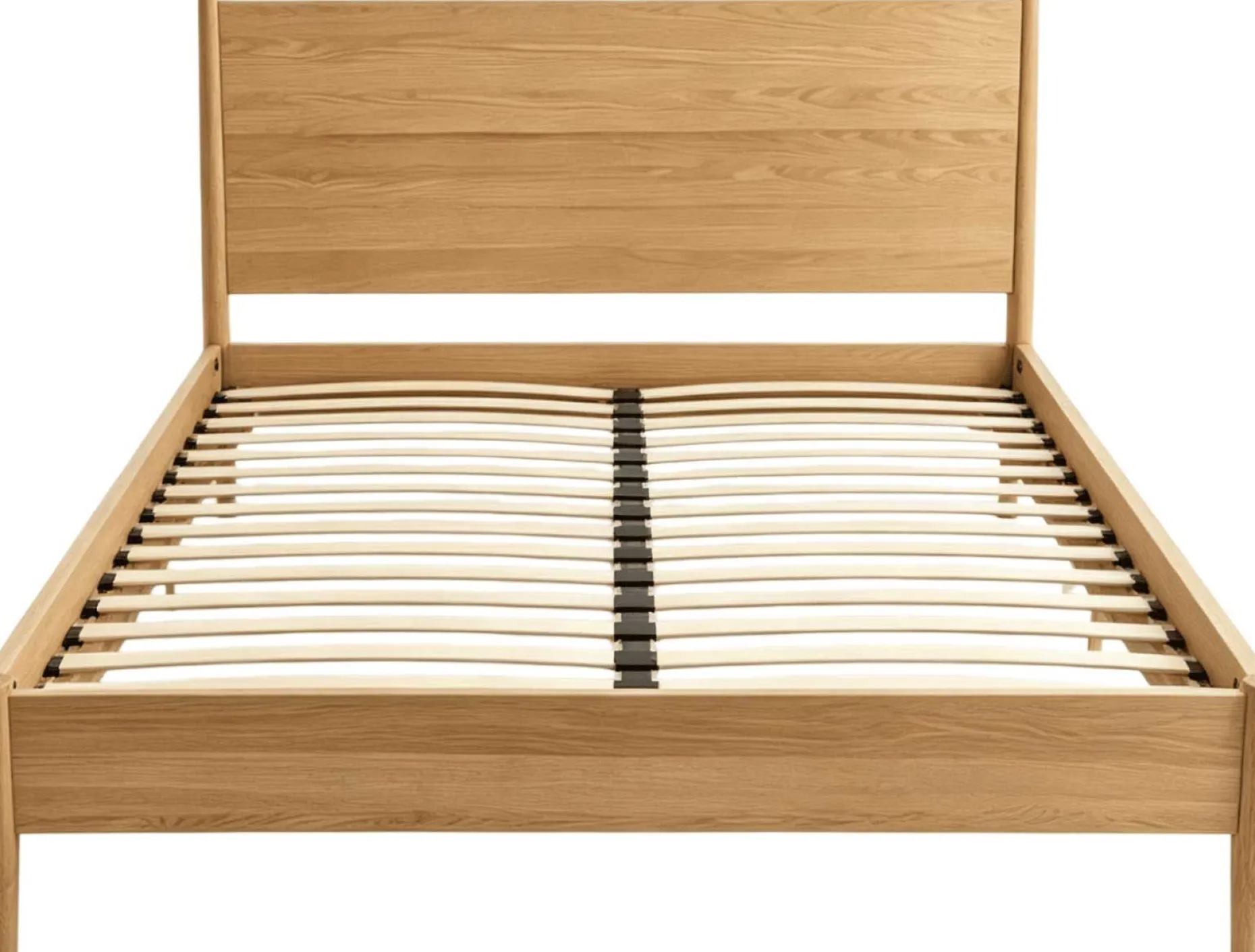 Doppelbett Loft - 140x200cm - mit Lattenrost - massiver Eiche