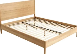 Doppelbett Loft - 140x200cm - mit Lattenrost - massiver Eiche