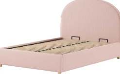Doppelbett Maeva - 140x200cm - mit Lagerung - rosa