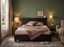 Doppelbett Miro 140x200 - braun