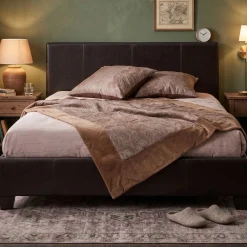 Doppelbett Miro 140x200 - braun