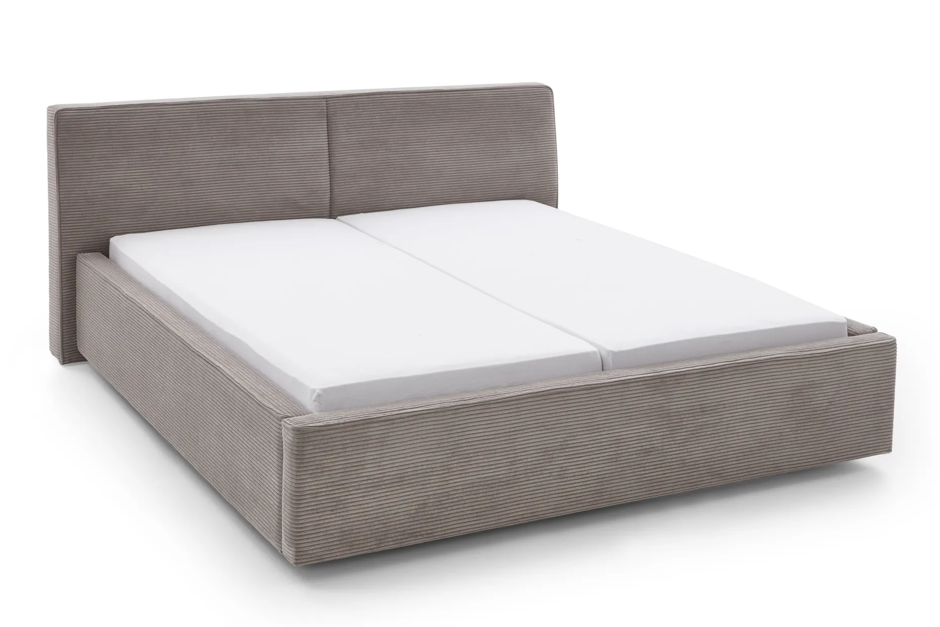 Doppelbett Mitoma | 160 x 200 cm | Design Taupe