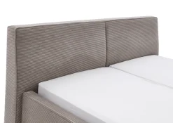 Doppelbett Mitoma | 160 x 200 cm | Design Taupe