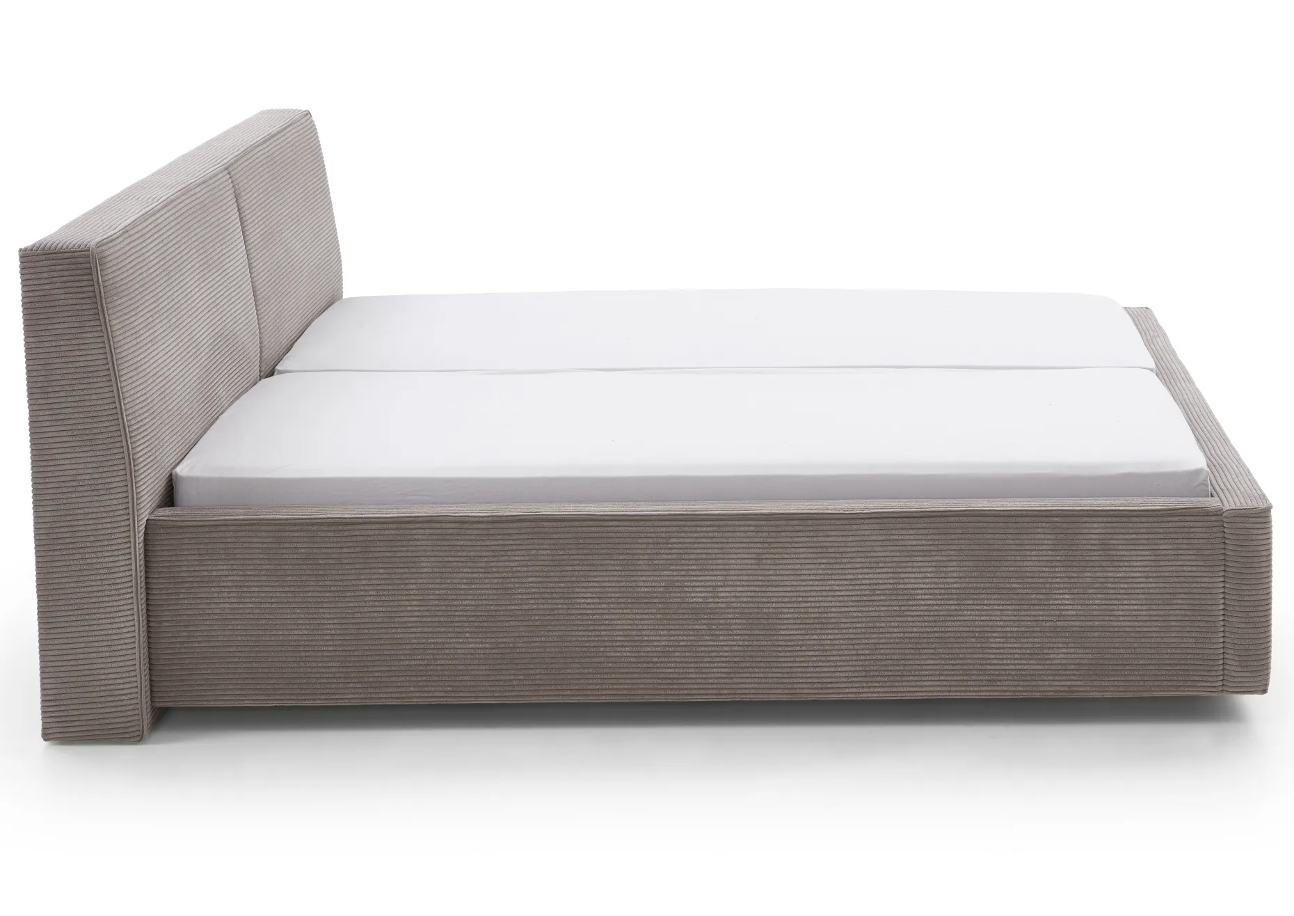 Doppelbett Mitoma | 160 x 200 cm | Design Taupe