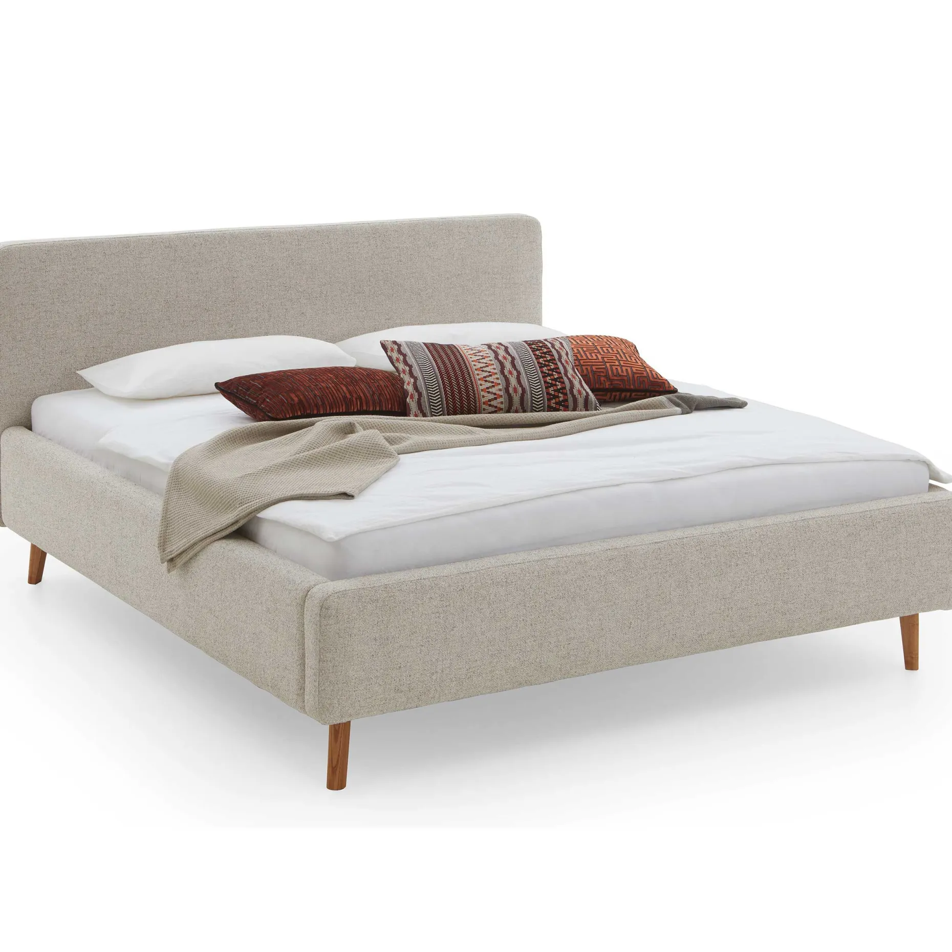 Doppelbett Nielsen | 180 x 200 cm | Beige