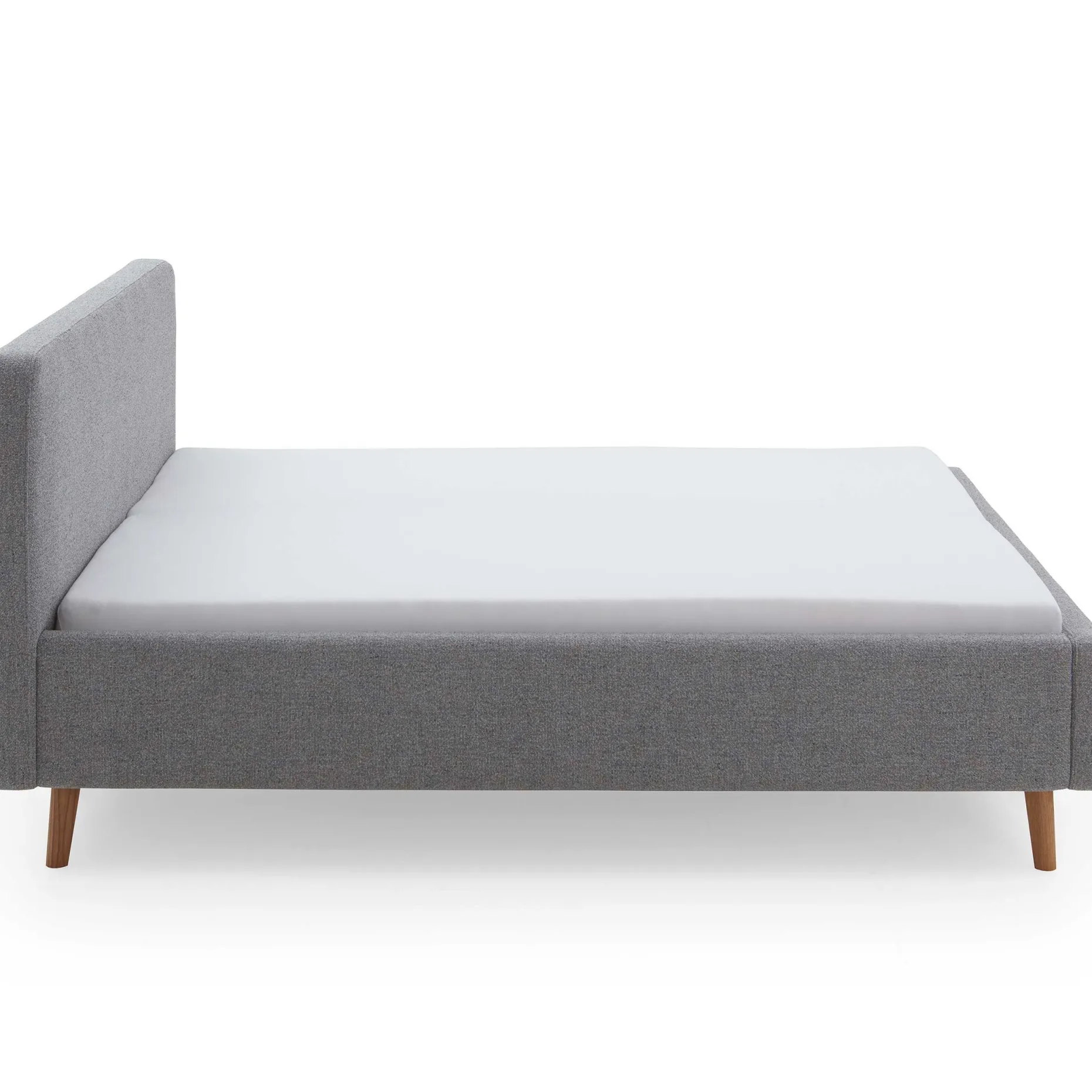 Doppelbett Nielsen | 180 x 200 cm | Grau