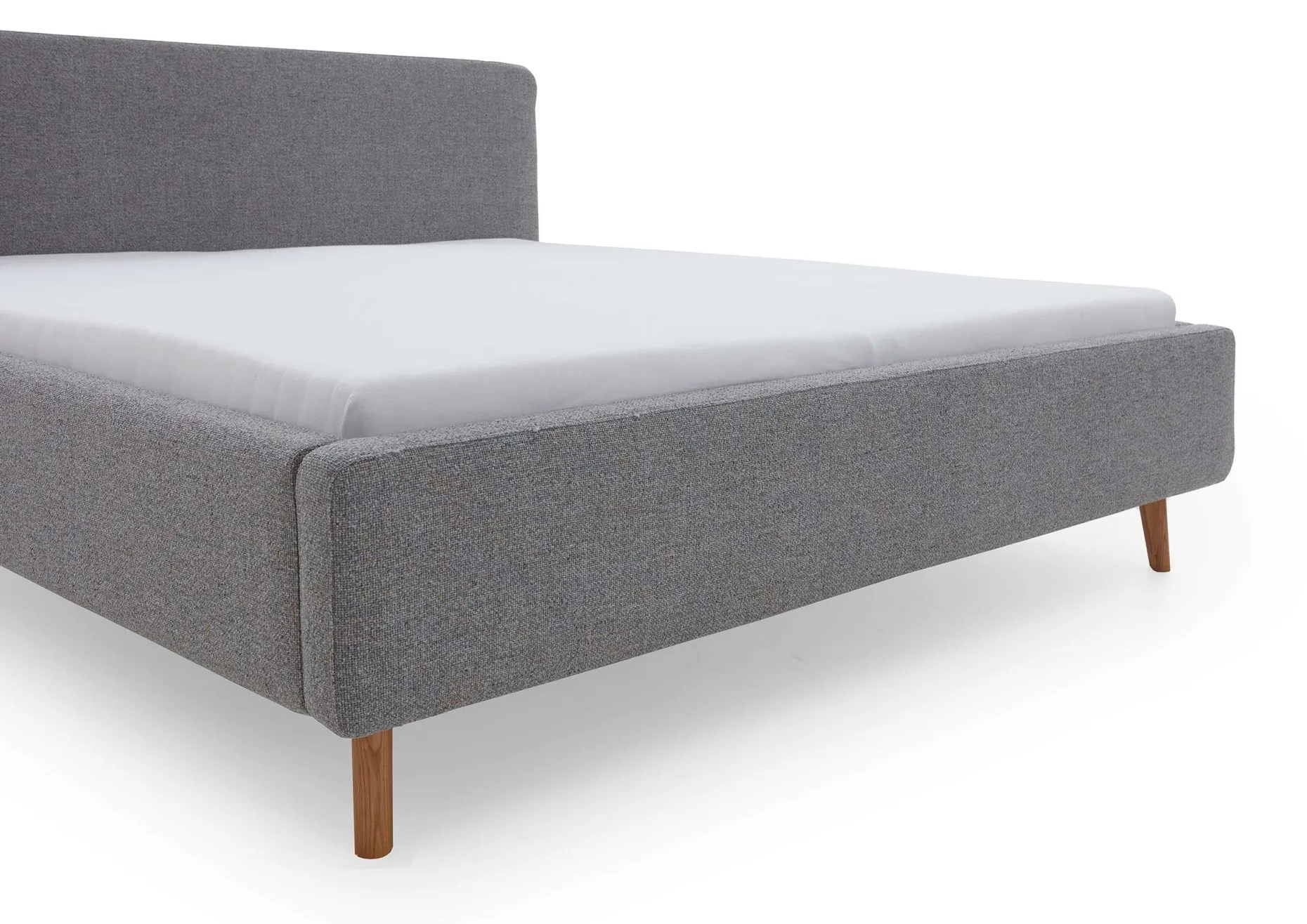 Doppelbett Nielsen | 180 x 200 cm | Grau