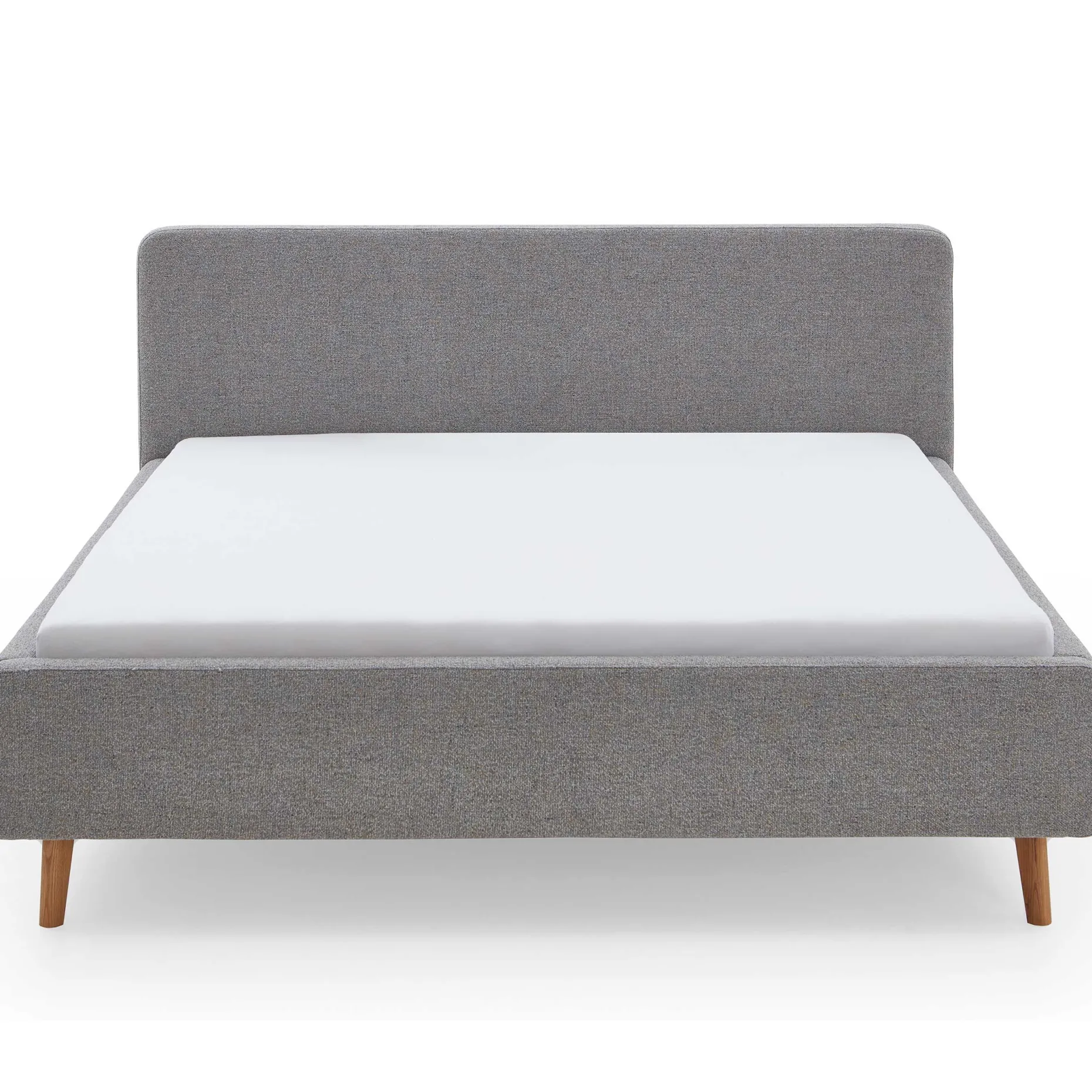 Doppelbett Nielsen | 180 x 200 cm | Grau