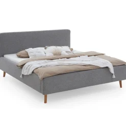 Doppelbett Nielsen | 180 x 200 cm | Grau