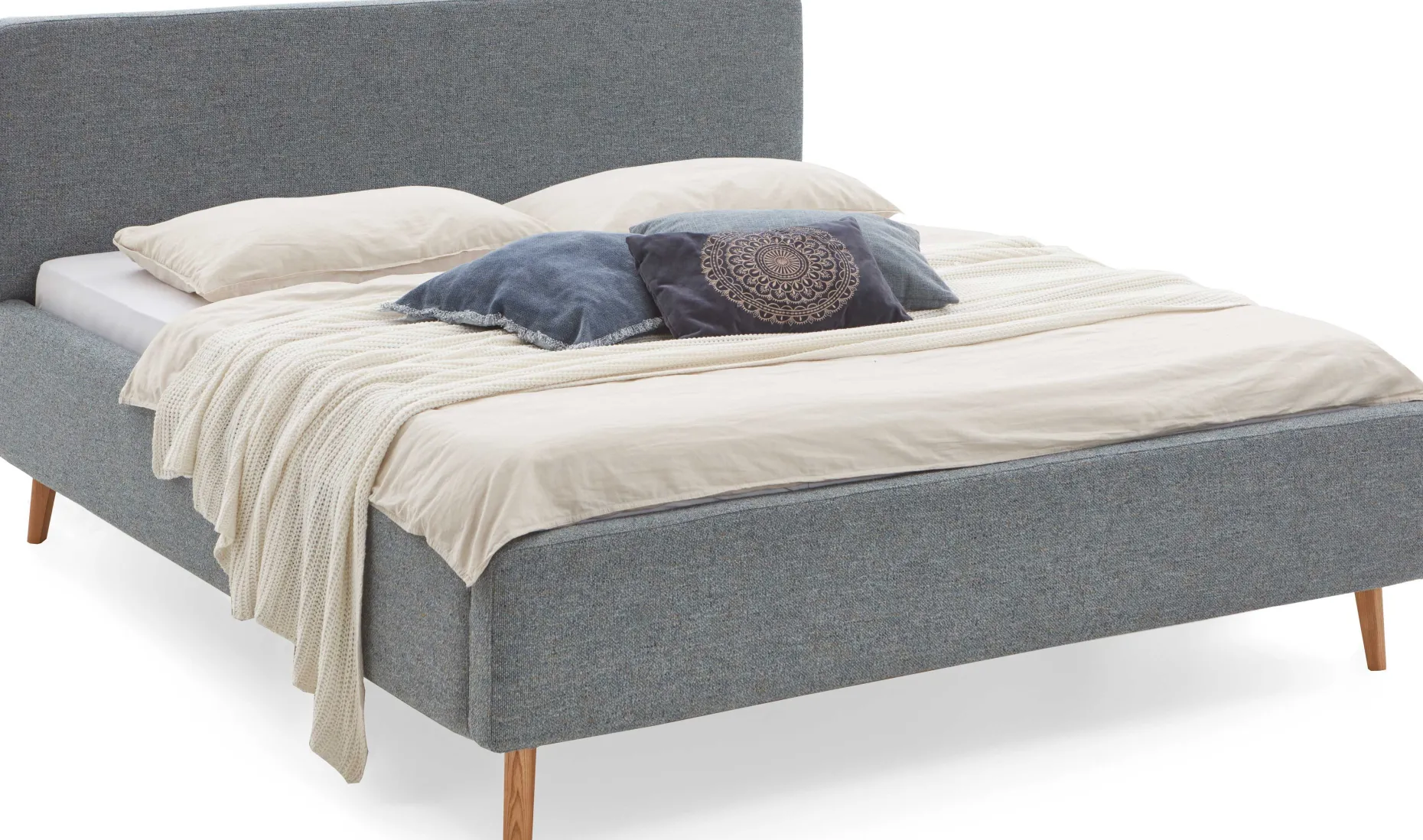 Doppelbett Nielsen | 180 x 200 cm | Türkis