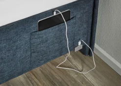 Doppelbett Ollie | 140 x 200 cm | Blaues Design