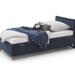 Doppelbett Ollie | 140 x 200 cm | Blaues Design