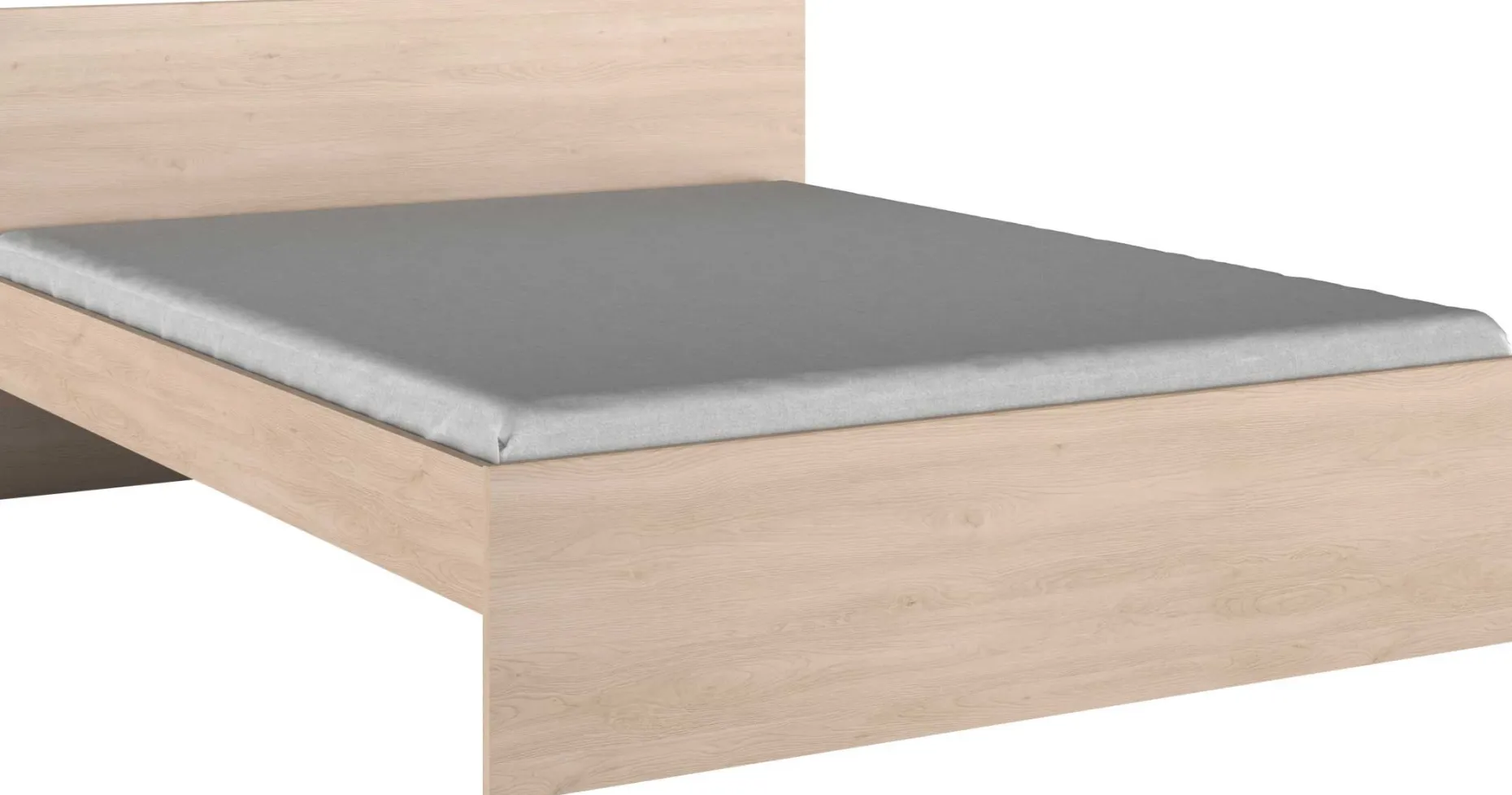 Doppelbett Ponte 140x190cm - Eiche Dekor