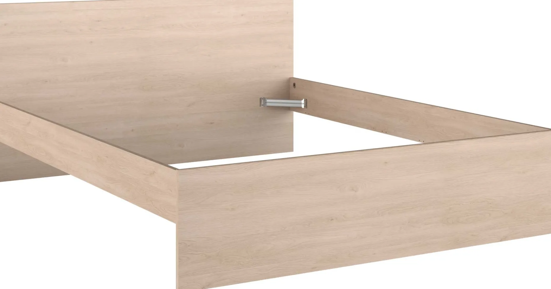 Doppelbett Ponte 140x190cm - Eiche Dekor