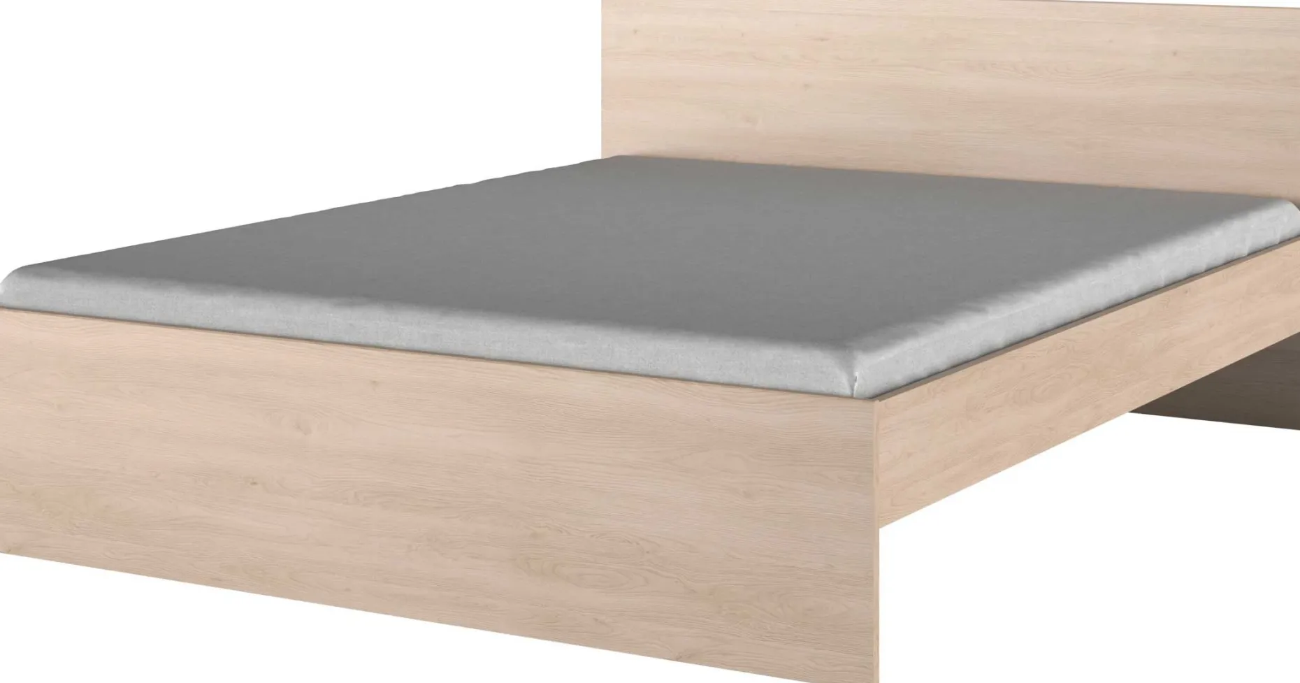 Doppelbett Ponte 140x190cm - Eiche Dekor