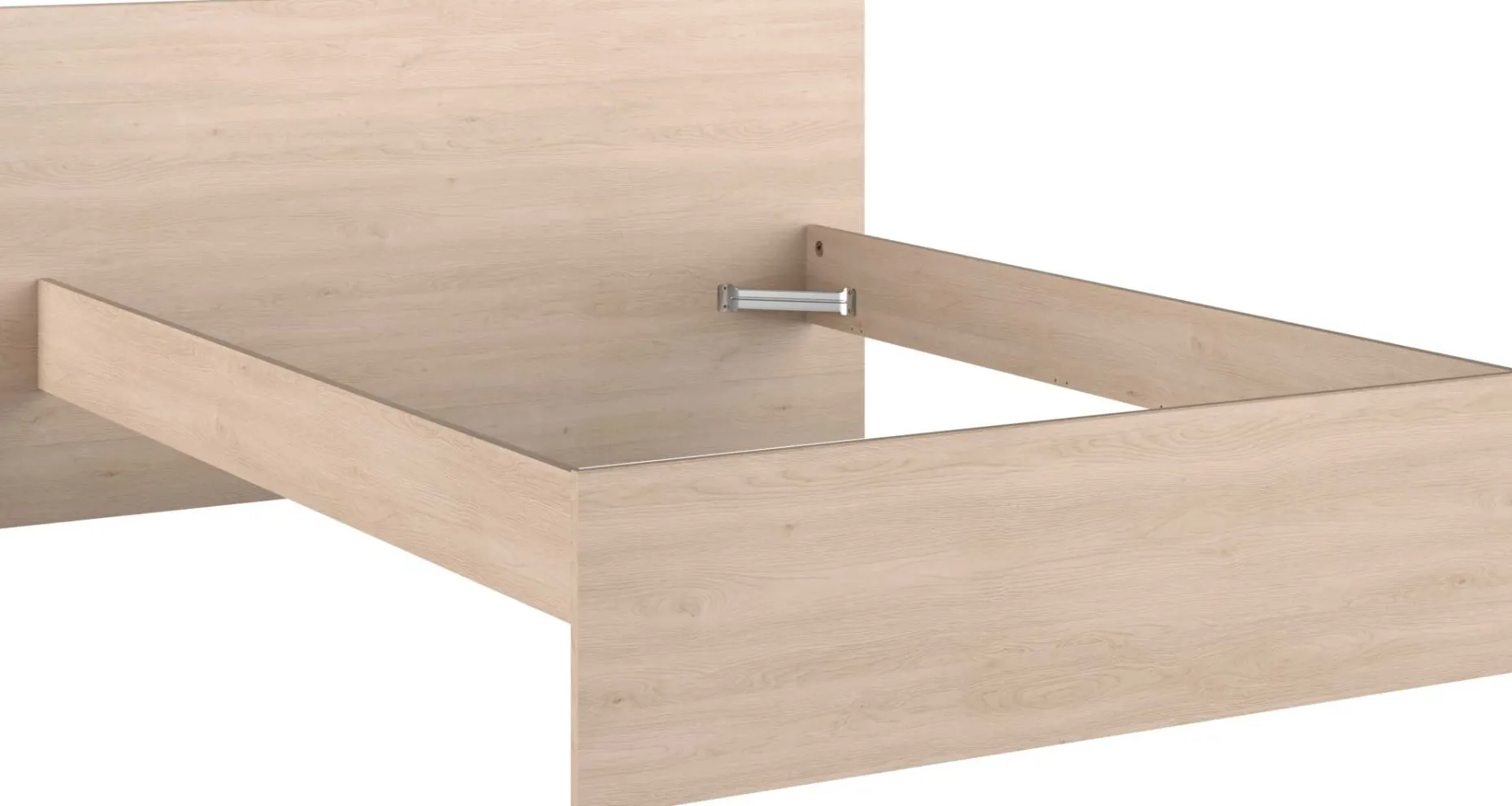Doppelbett Ponte 140x190cm - Eiche Dekor