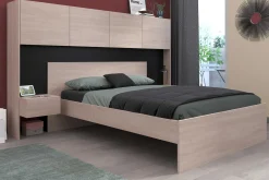 Doppelbett Ponte 140x190cm - Eiche Dekor