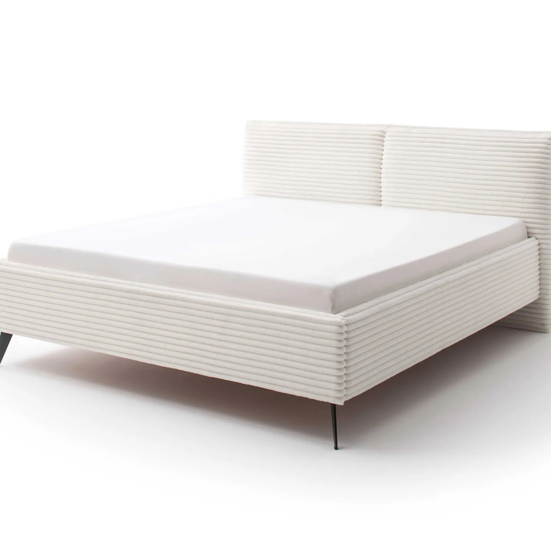 Doppelbett Rasmus | 160 x 200 cm | Hellbeige Design