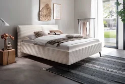 Doppelbett Rasmus | 160 x 200 cm | Hellbeige Design