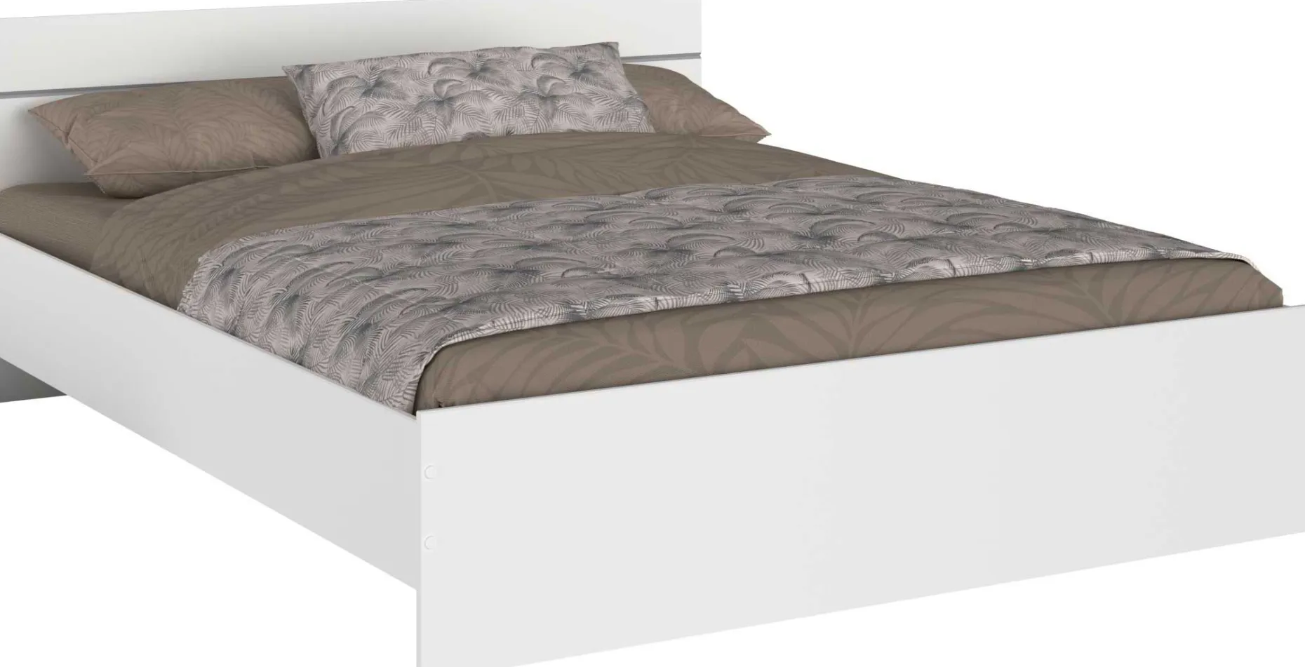Doppelbett Sole Mio 160x200 - weiß