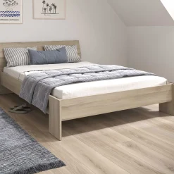 CBA Doppelbett Spectre - 140x190/200cm - Eiche Dekor