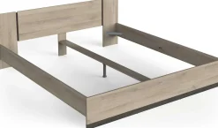 Doppelbett Watson | 188,3 x 204,3 x 71,7 cm | Braun