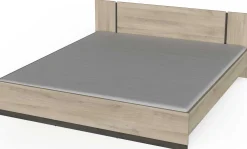 Doppelbett Watson | 188,3 x 204,3 x 71,7 cm | Braun