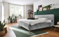 Doppelbett Younes 160x200cm - grau