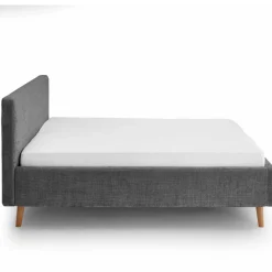 Doppelbett Younes 160x200cm mit Stauraum - anthrazit