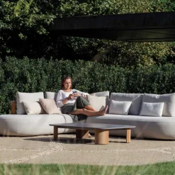 Gescova Doppelsofa Garten Mila - Textileen - 220x100x80 cm -