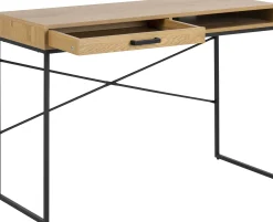 Emob Dover Schreibtisch 110cm - mit Ablageschublade - Wildeiche