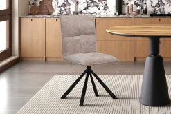 Rousseau Drehstuhl Jackson | 45 x 59 x 91 cm | Farbe Sand