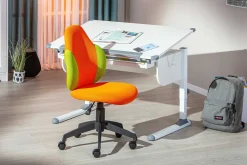 Kinder Interlink Drehstuhl Jessie - orange/grün