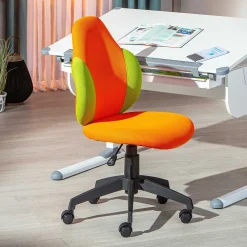 Kinder Interlink Drehstuhl Jessie - orange/grün