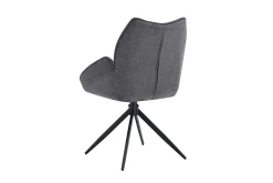 Rousseau Drehstuhl Mahi | 60 x 66 x 90 cm | Dunkele Ausführung