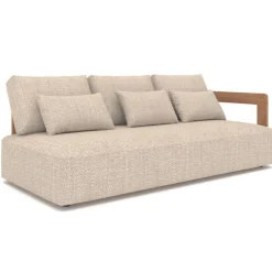 Gescova Dreisitzer Gartenbank Evanilson - Textilene 208x100x58 cm