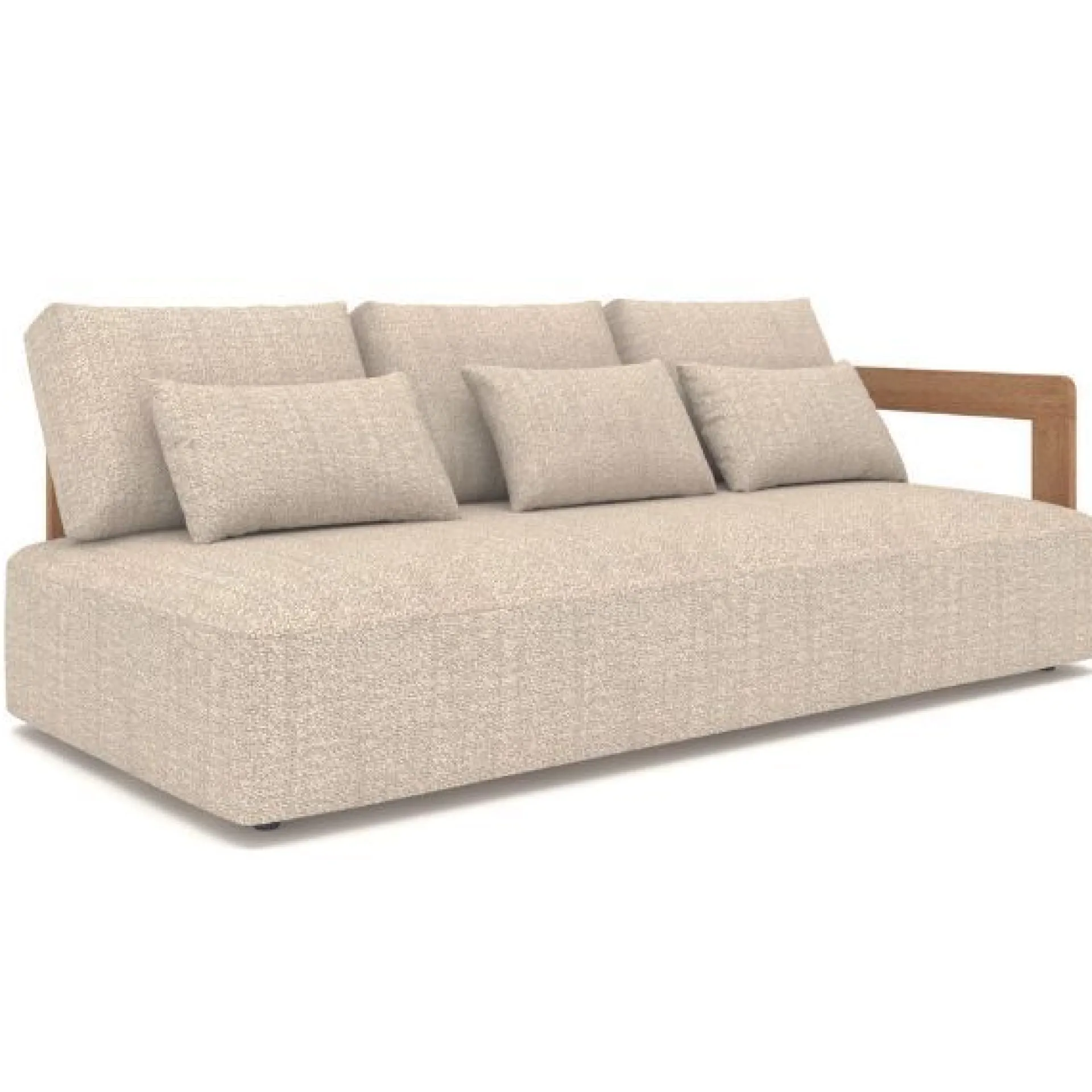 Gescova Dreisitzer Gartenbank Evanilson - Textilene 208x100x58 cm
