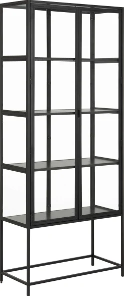 Dresser Dover 185cm 2 Türen - schwarz