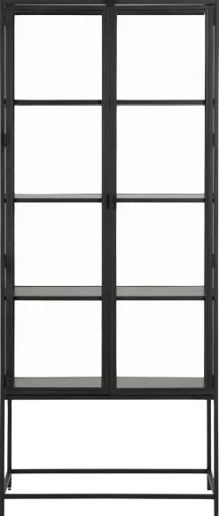 Dresser Dover 185cm 2 Türen - schwarz