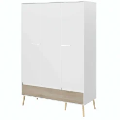 Dresser Hardy 135cm mit 3 Tren - Molke/Eiche