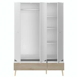 Dresser Hardy 135cm mit 3 Tren - Molke/Eiche