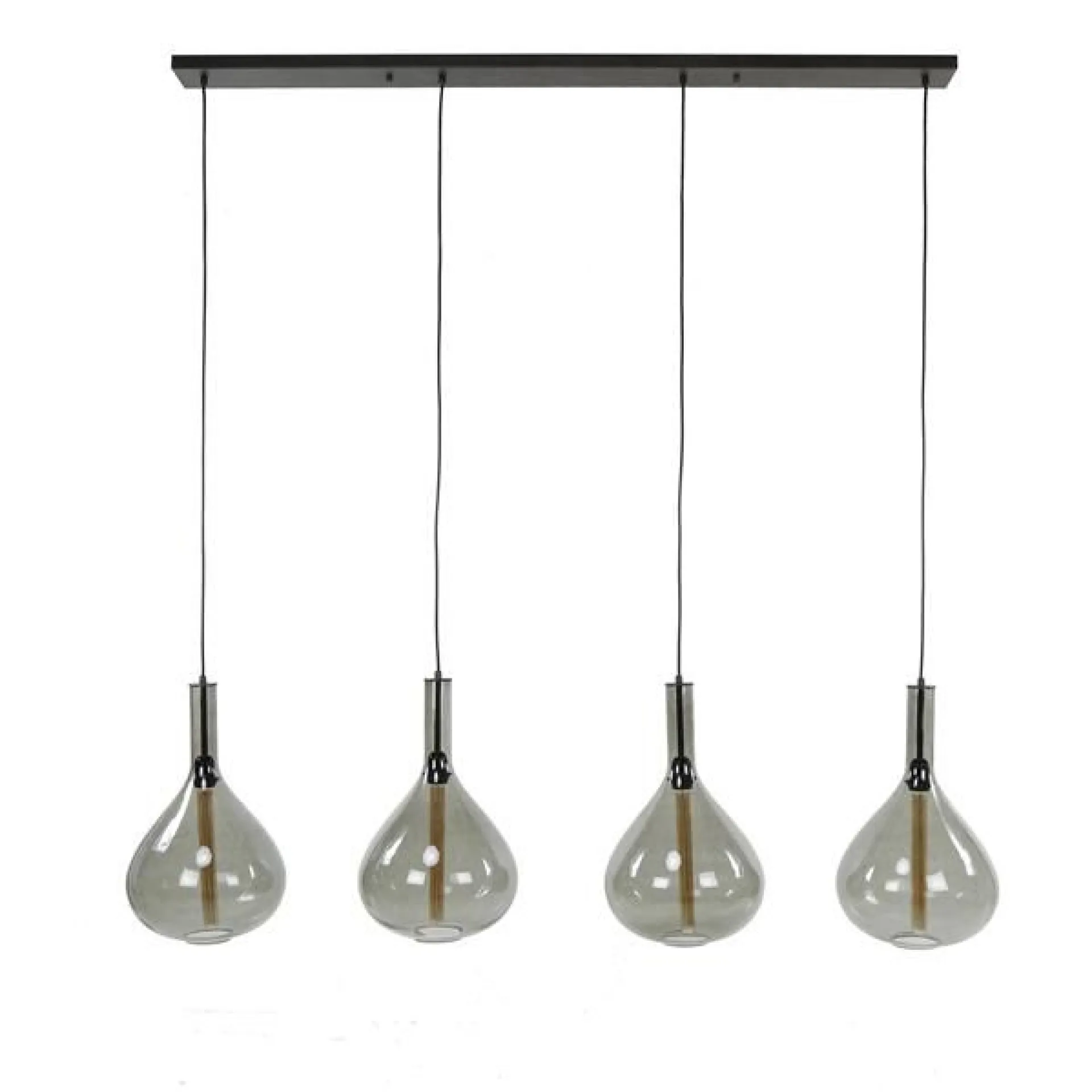 Emob Drizella Hängeleuchte 164 cm-Rauchglas