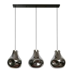 Emob Désirée Hängeleuchte 115 cm-Chromglas
