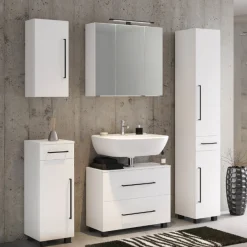 Held DusanBadezimmer : Hängeschränke, Spiegelschrank, Waschbeckenunterschrank, Säulenschrank -