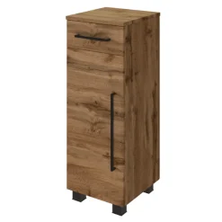 Held DusanBadezimmer : Säulenschrank, Spiegelschrank, Waschtischschrank, Hängeschränke - wotan oak