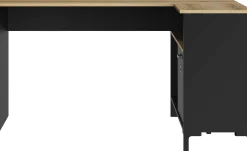Gautier - Diagone Eckschreibtisch Manchester | 136 x 88 x 73 cm | Eiche Helvezia Design