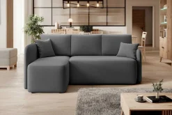 Emob Ecksofa Henrichs | 206 x 150 x 89 cm | Dunkel
